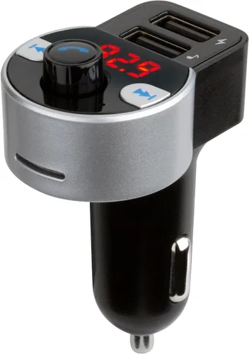 Scosche SBTFM4-XCES0 Select Bluetooth 5.0 Kit de coche Transmisor FM con pantalla LED digital y puertos de carga duales