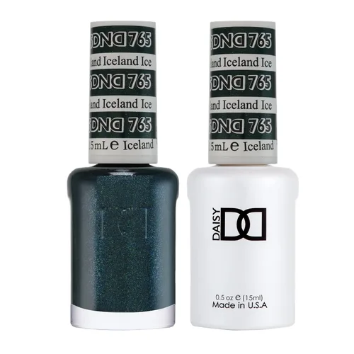 Miniatura 12 de Juego de esmalte de uñas de gel DND, Colección Azul, esmalte de gel UV/LED y laca de uñas de secado al aire, dúo de esmalte sin astillas a juego