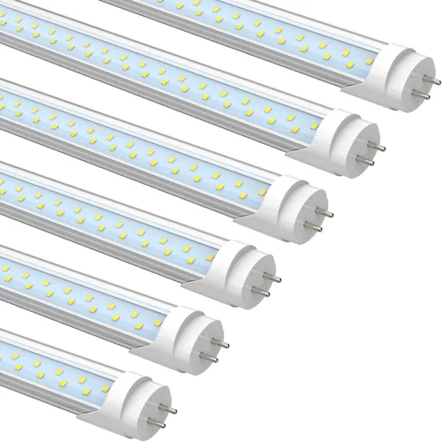 Miniatura 15 de JESLED T8 - Bombillas LED tipo A+B de 4 pies, 24 W, 3000 lúmenes, 5000 K, luz blanca diurna, Plug and Play o derivación de lastre, repuesto de tubo