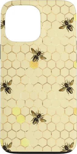 Miniatura 23 de Funda con estampado floral de abeja para iPhone 16 color amarillo miel