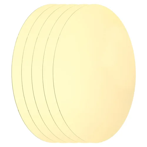 Miniatura 43 de MECCANIXITY 2 Piezas Placa Redonda de Latón, 150mm (5.91") de Diámetro Láminas de Cobre Puro, Lámina de Metal de Latón Cobre H62 de 0.5mm