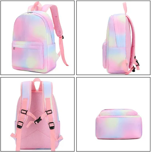 Miniatura 2 de CAMTOP Juego de morral y lonchera para niñas de preescolar y primaria