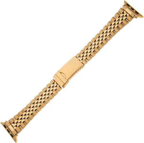 Miniatura 3 de Gilden Correa de reloj de acero inoxidable extra larga sin expansión 1542-SMART, compatible con Apple Watch