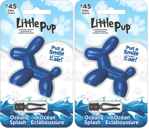 Miniatura 19 de Little Pup 96602 Aroma de vainilla, ambientador de coche, clips a ventilación de aire acondicionado, aceite de fragancia sin alcohol, plástico
