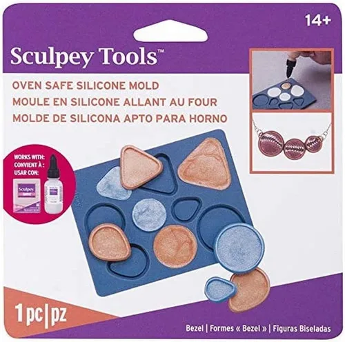 Sculpey Herramientas Flexible Horno Seguro Silicona Bisel Molde