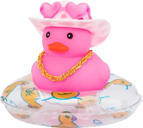 Miniatura 11 de wonuu Accesorios para automóvil, patos de goma, decoraciones de tablero de patos de goma, accesorios rosados, decoración de coche, patos
