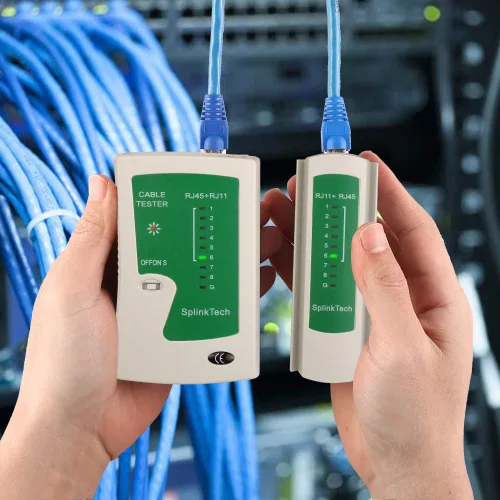 Miniatura 7 de Kit de herramientas de engaste RJ45 Solsop para paso de Ethernet, crimpadora CAT5 Cat5e Cat6