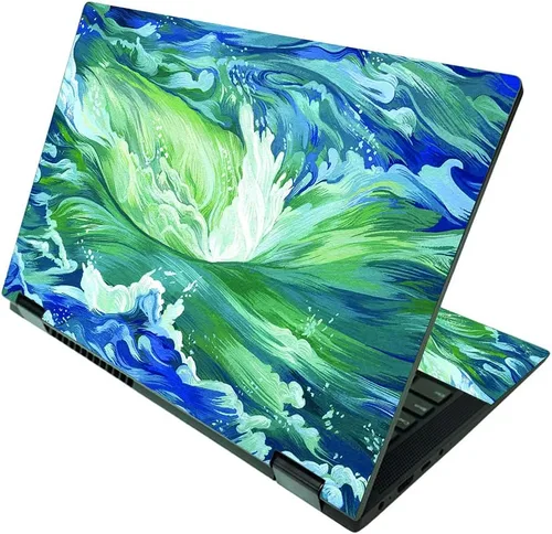 Miniatura 6 de MightySkins Skin compatible con Lenovo IdeaPad Flex 5 2 en 1 de 15 pulgadas (2021) - Angry Ripple Funda protectora de vinilo duradera y única