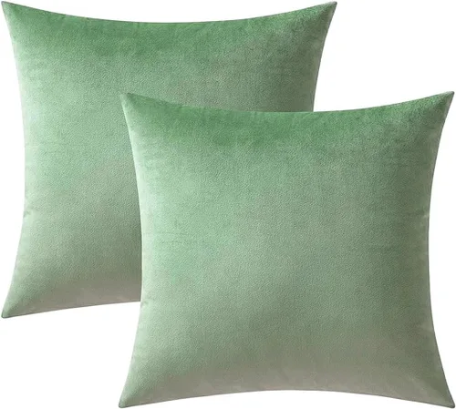 Miniatura 38 de Fundas de almohada de terciopelo de 16 x 16 pulgadas, color negro, fundas de almohada decorativas para sofá, fundas de almohada suaves, sólidas