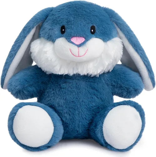Miniatura 10 de HollyHOME Animal de peluche de conejo, juguetes de peluche de conejo de Pascua, conejo suave y tierno de peluche, regalo de Pascua para niños