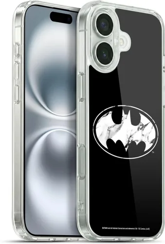 Miniatura 26 de Head Case Designs Funda de gel con licencia oficial de Batman DC Comics Bat Signal Logos [protección de grado militar] compatible con Apple iPhone 7