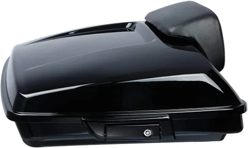 Miniatura 8 de TCT-MOTORPARTS Paquete turístico de 5.5 pulgadas con almohadilla de respaldo para Harley Touring modelos Road King, Road Glide, Street Glide