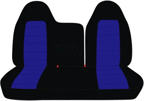 Miniatura 12 de Totally Covers Compatible con fundas de asiento de camión de dos tonos 1997-1998 Ford F-150 F-250 (banco dividido delantero 40/60) sin
