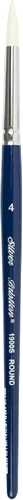 Miniatura 27 de Silver Brush Limited 1903S6 Bristlon Filbert - Brocha para pinturas acrílicas y al óleo, tamaño 6, mango corto Filbert - Mango corto