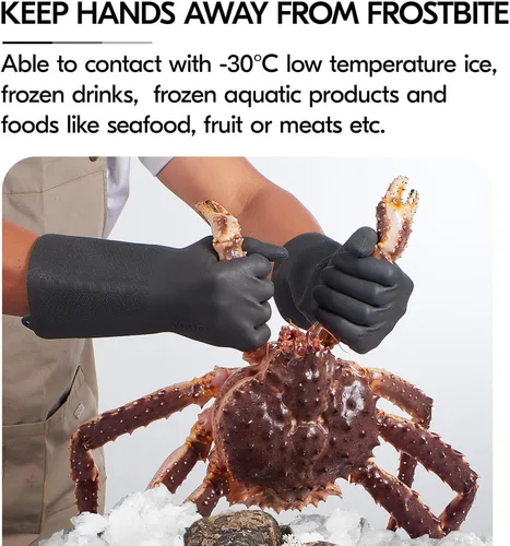 Miniatura 5 de Vgo... Men's Work Gloves,Abrasion & Tear Resistant,for Construction, Cement, Sewage, Drain Cleaning & Rough Tasks(TP1117)