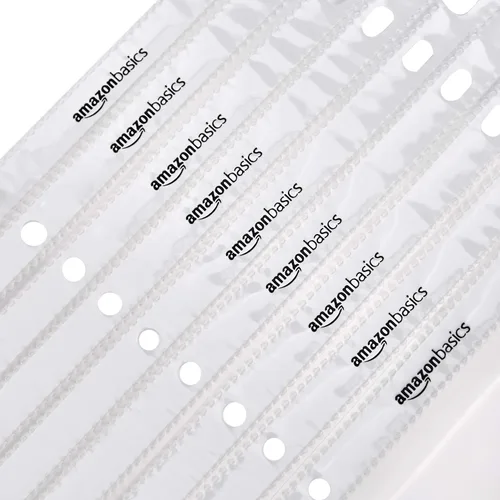 Miniatura 5 de Amazon Basics - Protectores de hojas para carpeta de 3 argollas, polipropileno de peso pesado, 8.5 x 11 pulgadas, paquete de 100