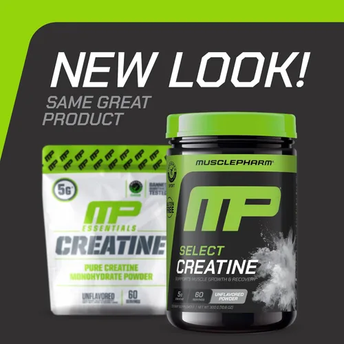 Miniatura 2 de MusclePharm Monohidrato de creatina en polvo, constructor muscular preentrenamiento y suplemento de recuperación muscular después del entrenamiento