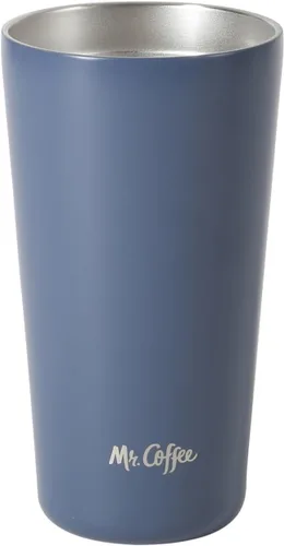 Miniatura 4 de Mr. Coffee Java Quest - Vaso térmico de acero inoxidable de doble pared de 16 onzas con tapa y popote reutilizable, con aislamiento térmico