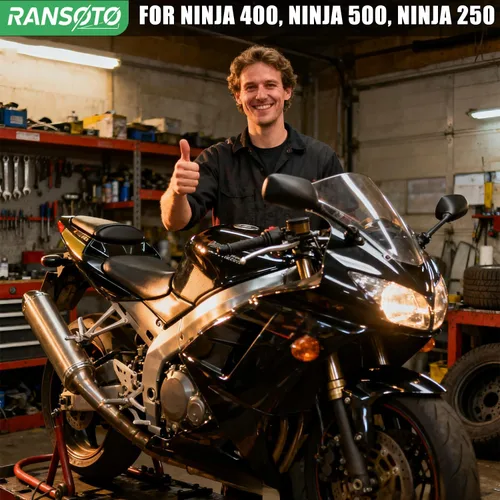 Miniatura 2 de RANSOTO Kits de eliminación de guardabarros compatibles con Kawasaki Ninja 400 / Z400 2018-2024 Ninja 250 2018-2023 Ninja 500 Z500 2024-2025 Soporte