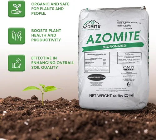 Miniatura 3 de Azomite Raw Supply polvo mineral orgánico de traza 44LB micronizado, blanco