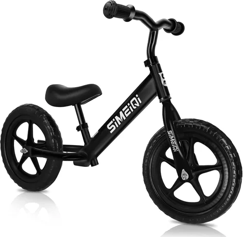 Bicicleta de equilibrio de 12 pulgadas para niños y niñas de 2, 3, 4, 5 años de edad, sin pedal, caminar, equilibrio, entrenamiento, bicicleta