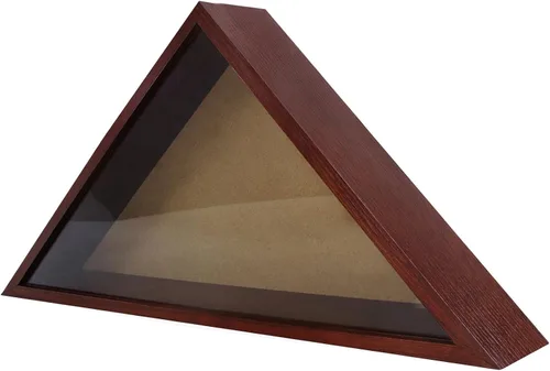 Miniatura 10 de ASmileIndeep Vitrina de bandera – Caja de sombra de bandera fúnebre y militar de 5' x 9.5' con vidrio templado HD y montaje en pared, marco