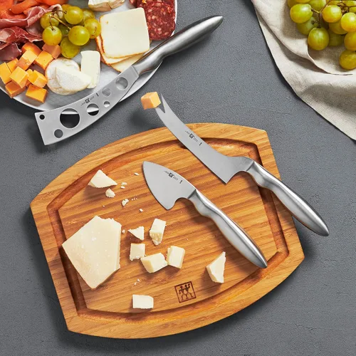 Miniatura 2 de ZWILLING Colección Juego de cuchillos de queso de 3 piezas para tabla de embutidos, juego de regalo