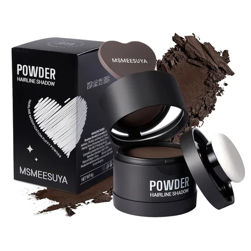 Miniatura 16 de Polvo de línea capilar al instante, rellena polvo fino o de retoque de raíz, adelgazamiento del cabello al instante más grueso para retoque