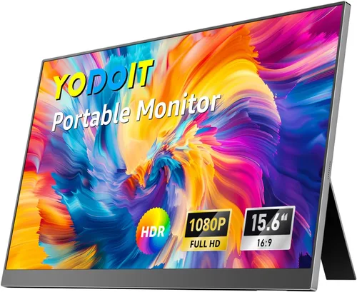 Miniatura 13 de Yodoit Laptop Screen Extender, 14" FHD 1920×1080 Travel Monitor with USB Type C Port and Built-in Speakers Compatible with MacBook
