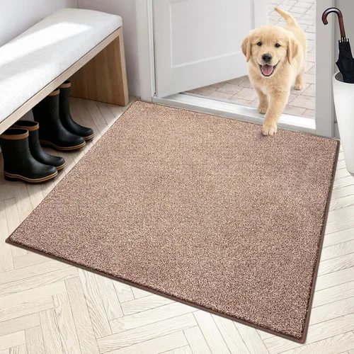 Miniatura 39 de PURRUGS Alfombra de área de fácil cuidado de 4 x 6 pies, antideslizante, lavable a máquina, tapete para puerta de perro, resistente a las manchas