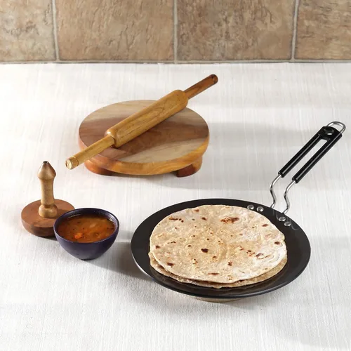 Miniatura 5 de Vinod Roti Tawa Anodizado Duro 28 cm (11") - Plancha para Crepas