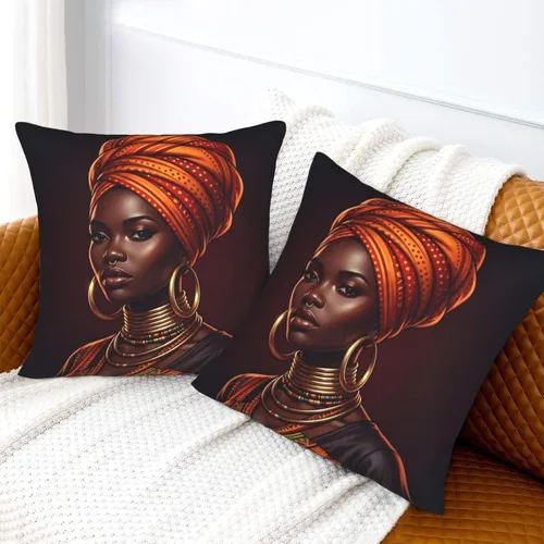Miniatura 6 de Juego de 2 fundas de almohada para sofá, oficina, dormitorio, decoración del hogar, 18 x 18 pulgadas