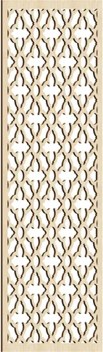 Miniatura 125 de Madison Paneles de pared decorativos de madera con calado, 9 3/8 pulgadas de ancho x 24 3/8 pulgadas de alto x 3/8 de alto, roble rojo rojo (Red Oak)