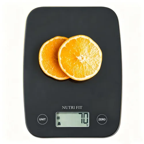 NUTRI FIT Báscula digital de alimentos, báscula de cocina de 11 libras de peso digital, báscula de cocina para alimentos y gramos, 4 unidades con