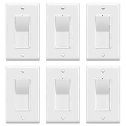 Miniatura 11 de TOPGREENER Kalide - Interruptor de atenuación de luz, interruptor de atenuación LED, atenuación de rango completo, un solo polo/3 vías, 120 V CA, 60