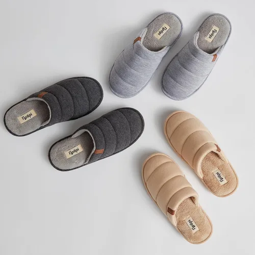 Miniatura 8 de Floopi Pantuflas de casa para mujer, forro superior de jersey suave, pantuflas de espalda cerrada, plantilla de memoria cómoda de múltiples capas