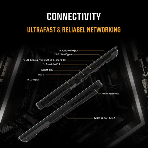 Miniatura 3 de ASUS TUF Dash 15 (2022) Laptop para juegos, pantalla FHD de 15.6 pulgadas 144Hz, Intel Core i7-12650H, GeForce RTX 3050 Ti, 16 GB DDR5, 512 GB SSD
