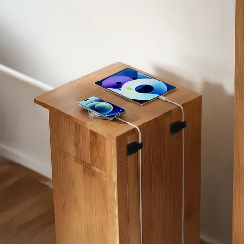 Miniatura 3 de Organizador de cables de escritorio de 50 piezas, correas adhesivas para organización de cables para artículos esenciales de oficina, pared