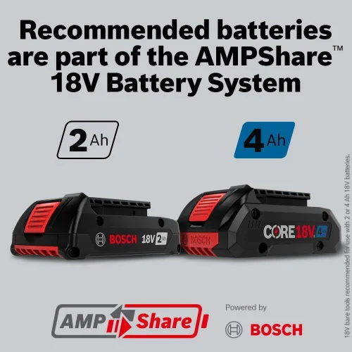 Miniatura 12 de Bosch GOP18V-34N 18V Herramienta multiuso oscilante sin cepillo StarlockPlus® (Herramienta básica)