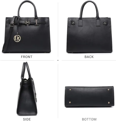 Miniatura 3 de Dasein Bolsos de mano con correa larga para mujer, con asa superior, con correa larga