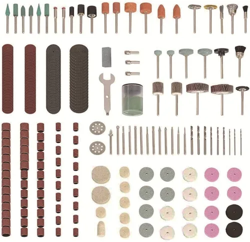 Miniatura 2 de Kit de accesorios para herramientas rotativas de 276 piezas, ajuste universal para un fácil corte, tallado y pulido