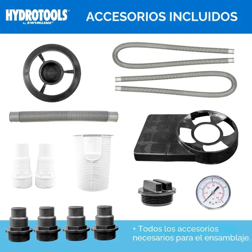 Miniatura 8 de SWIMLINE HYDROTOOLS Sistema completo de filtro de arena, tanque de 14 pulgadas, para piscinas sobre el suelo y enterradas de hasta 10,500 galones