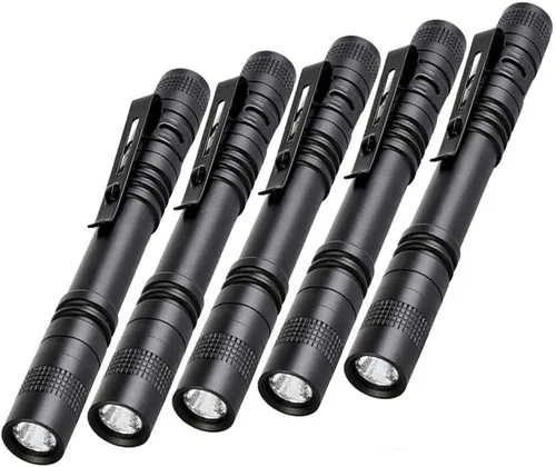 Miniatura 9 de Linterna de la pluma,2PCS llevó las linternas de la luz de la pluma con el clip,Mini linterna de bolsillo pequeña linterna de inspección de Penlight