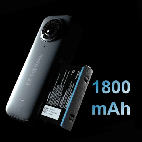 Miniatura 5 de insta360 X3 - Cámara de acción 360 impermeable con sensores de 1/2 pulgada de 48 MP, video HDR de 5.7K, foto de 72 MP, lente única 4K, modo Me de 60