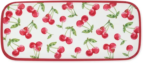Miniatura 5 de UP ware Blue Rooster - Bandeja de melamina para servir, bandeja rectangular de 15 x 6.5 pulgadas, bandeja de alimentos sin BPA para entretenimiento