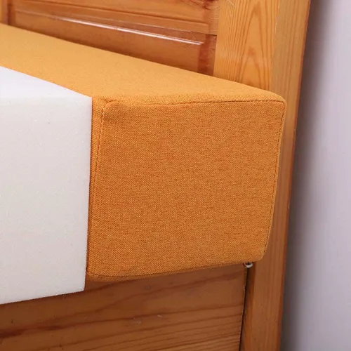 Miniatura 8 de YURRO Almohadilla de cuero sintético para cama de cabecero, protección acolchada para cabecera, almohada larga y alargadora de colchón suave, Beige