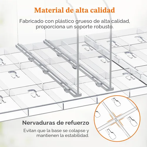 Miniatura 7 de Lifewit Organizador de Bolsos para Armario, Organizador Transparente de Almacenamiento de Bolsos, Soporte Ajustable para Bolsos para Organización