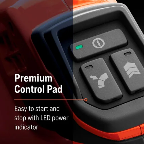 Miniatura 3 de Husqvarna Soplador de hojas inalámbrico alimentado por batería de 230iB, soplador de hojas eléctrico de 136 MPH 650 CFM con motor sin escobillas