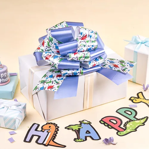 Miniatura 7 de LeZakaa Lazo de regalo Lagre de 12 pulgadas, lazo para automóvil, lazo grande gigante para decoración de regalos, lazos de cumpleaños para niños