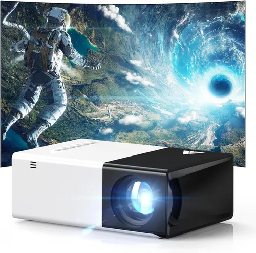 Miniatura 11 de Mini proyector, nativo 1080P 4K compatible con proyector portátil para exteriores, WiFi 6 y Bluetooth 5.4 Porjector de películas, pantalla de espejo